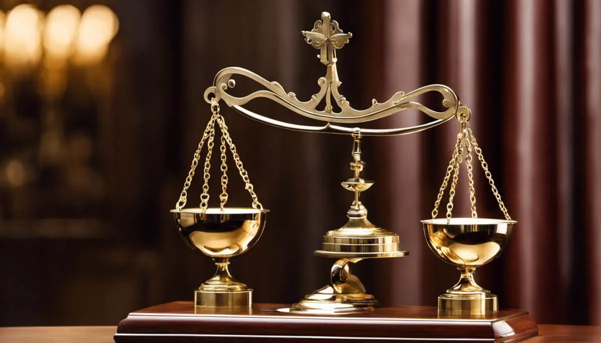 A scale representing justice, symbolizing the legal process for claiming compensation for catastrophic injuries in Texas.